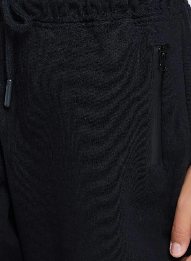 ستايلي بنطال جوغر قطن بجيوب بسحاب للأولاد